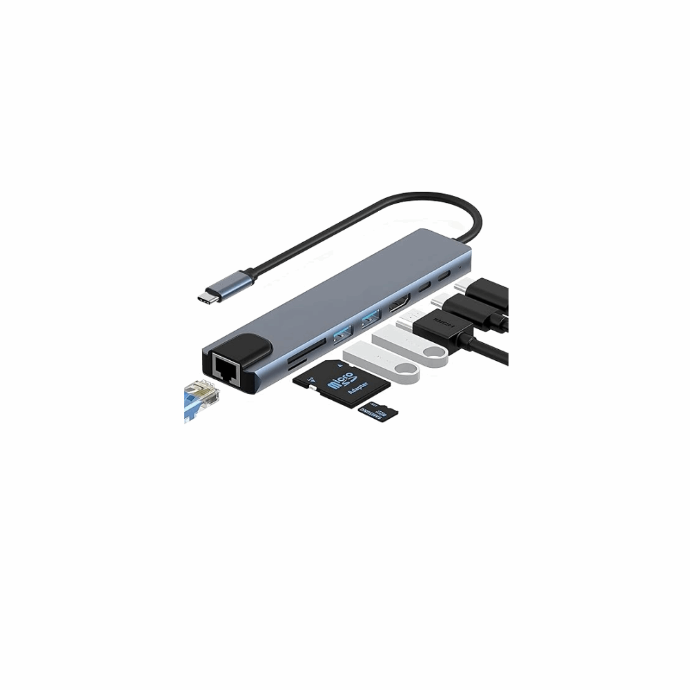 CONVERTER ZERO TYPE-C TO HDTV 8 in 1